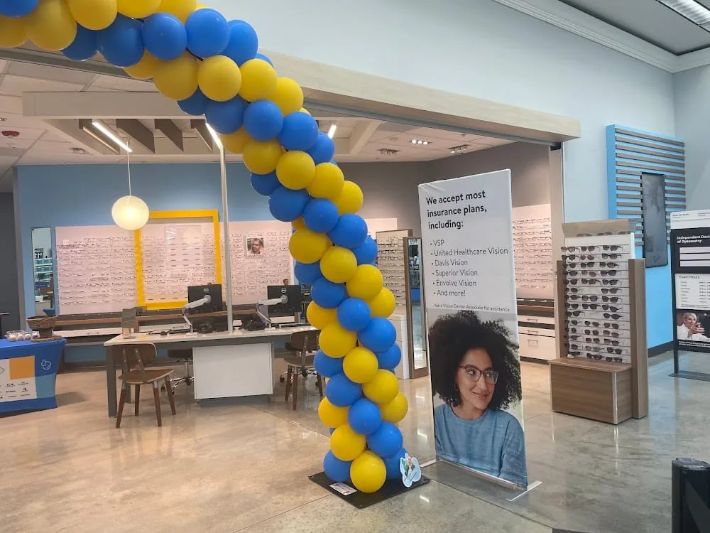 Corporate balloon decor for a Walmart event